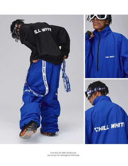 ChillWhite Unisex Electric Blue Snow Jacket & Pants