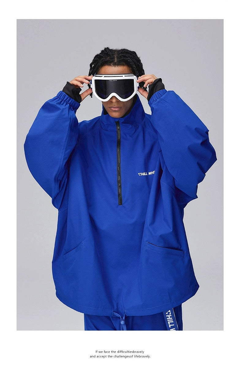 ChillWhite Unisex Electric Blue Snow Jacket & Pants