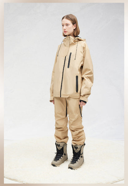 RandomPow Basic Snow Suit Khaki-Unisex | Snow Suits | Featured, randompow, suit | RandomPow