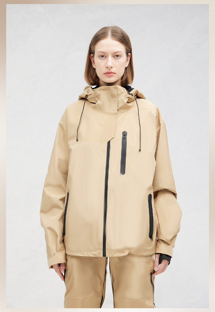 RandomPow Basic Snow Suit Khaki-Unisex | Snow Suits | Featured, randompow, suit | RandomPow