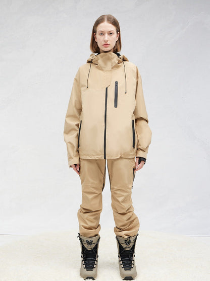 RandomPow Basic Snow Suit Khaki-Unisex | Snow Suits | Featured, randompow, suit | RandomPow