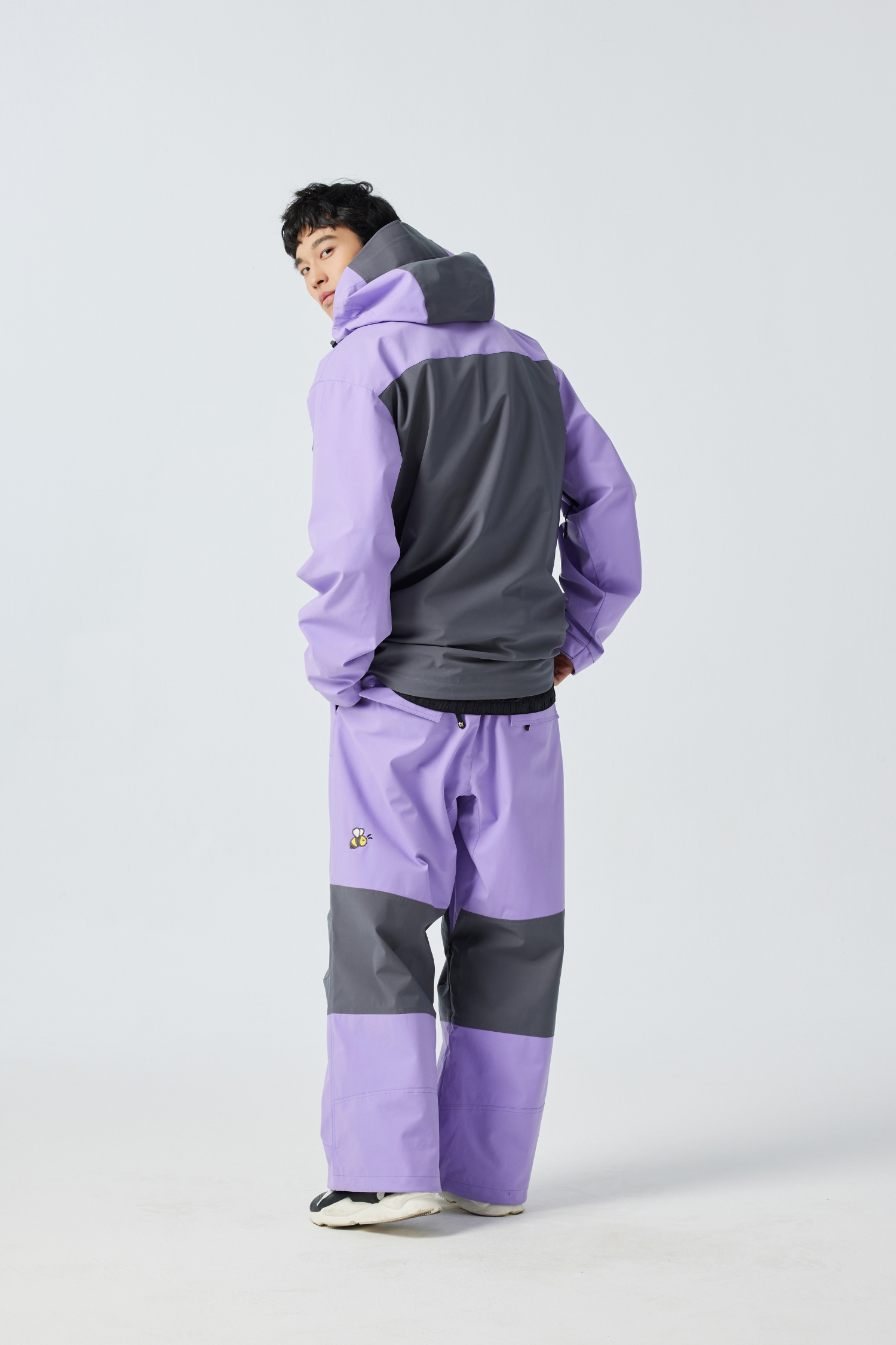 Positibeety 23/24 New Drop Purple/Black Professional Snowboarding Jackets & Pants | Snowsuit | 23new, snow coat, trending | Positibeety